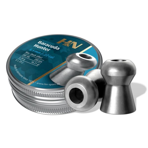 H&N Baracuda Hunter .22cal Pellets