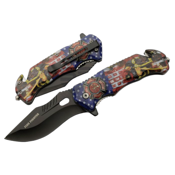 4.75'' Firefighter Hero Folder Knife
