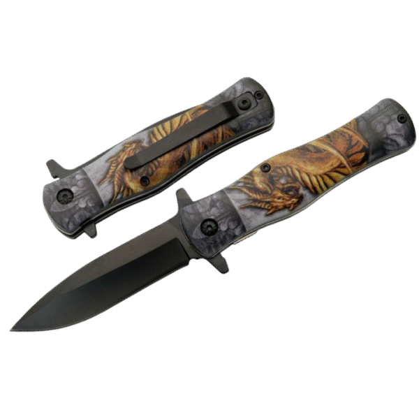 4.5'' Fantasy Dragon Folder Knife