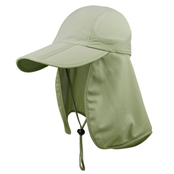 Juniper Taslon UV Folding Bill Cap w/Mesh Flap