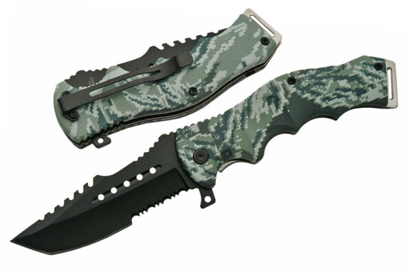 5" Camo Ops Folder Knife