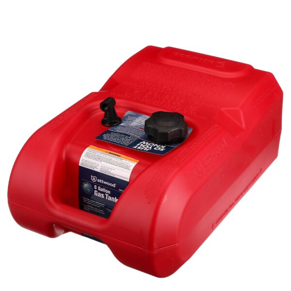 Attwood Portable Marine Boat Fuel Tank, EPA-Certified - 6-Gallon
