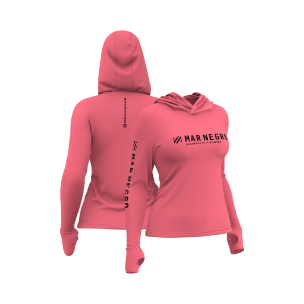 Mar Negro Women UV Hooded Long Sleeve Polyamide  Shirt