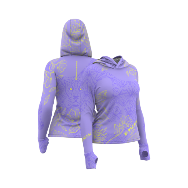 Mar Negro Women UV Hooded Long Sleeve Sublimated Shirt