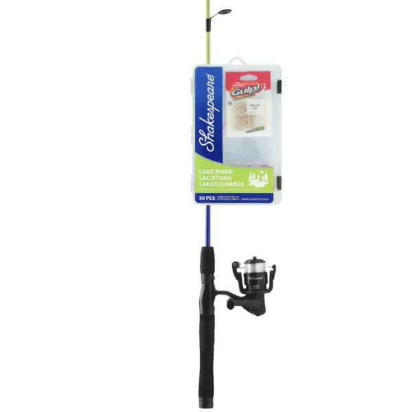 Shakespeare Catch More Fish Lake/Pond Youth Spinning Kit