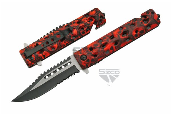 4.75''Skull Folder Knife