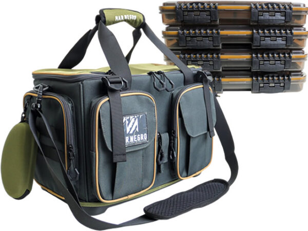 Mar Negro Angler Fishing Bag with Utility Boxes