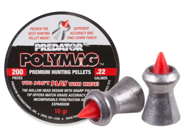 Predator Polymag .22cal Pointed Pellets